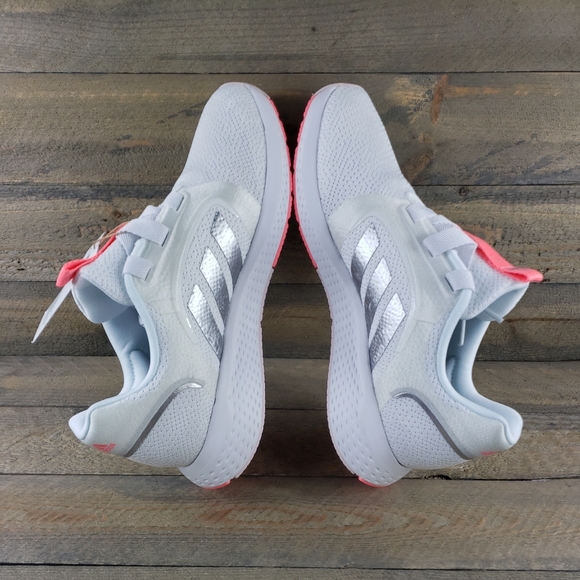 adidas Edge Lux 5  Women's Running Casual Shoes White, Acid Red Metallic Silver - Picture 7 of 11